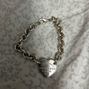 Tiffany signature heart bracelet